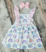 Load image into Gallery viewer, Rainbow Flutter Dress