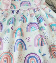 Load image into Gallery viewer, Rainbow Flutter Dress